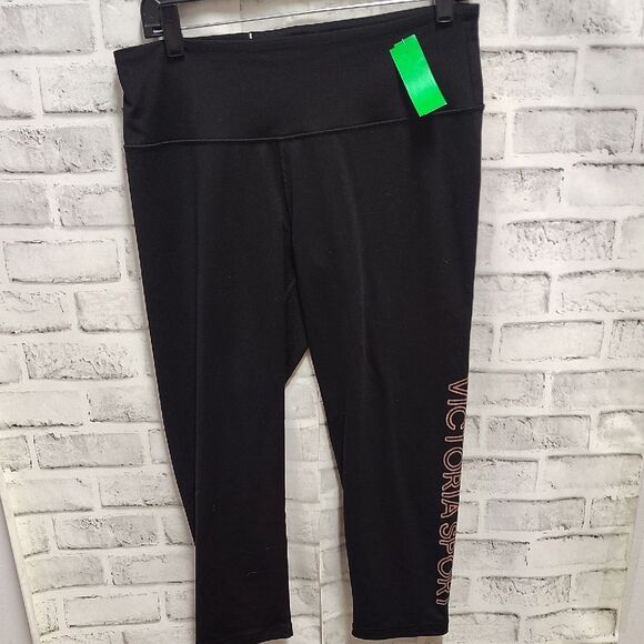 Victoria's Secret Sport Black Leggings - Picture 1 of 4